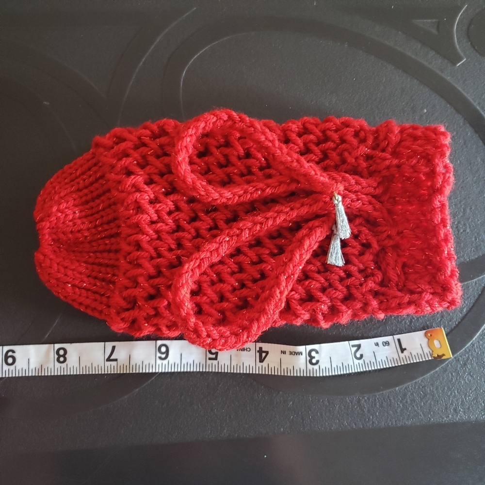 Red Sparkly Wine Bottke Cover - Picture 6 of 6